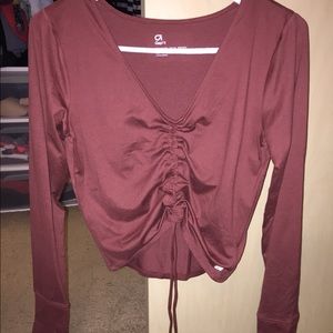 Long sleeve workout top